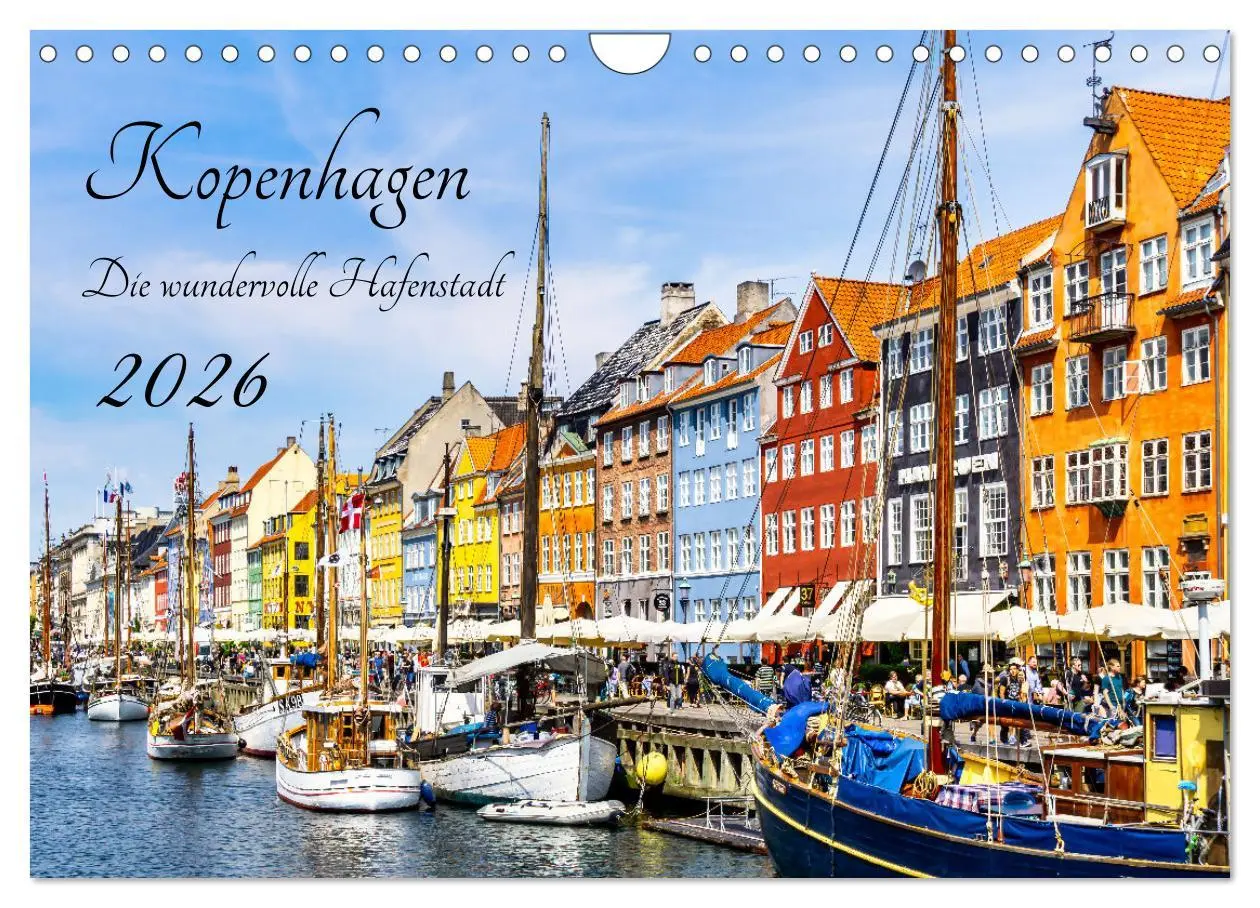 Cover: 9783457633366 | Kopenhagen - Die wundervolle Hafenstadt (Wandkalender 2026 DIN A4...