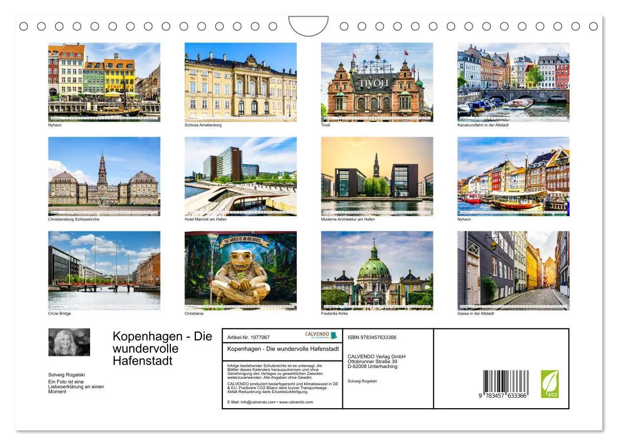 Bild: 9783457633366 | Kopenhagen - Die wundervolle Hafenstadt (Wandkalender 2026 DIN A4...