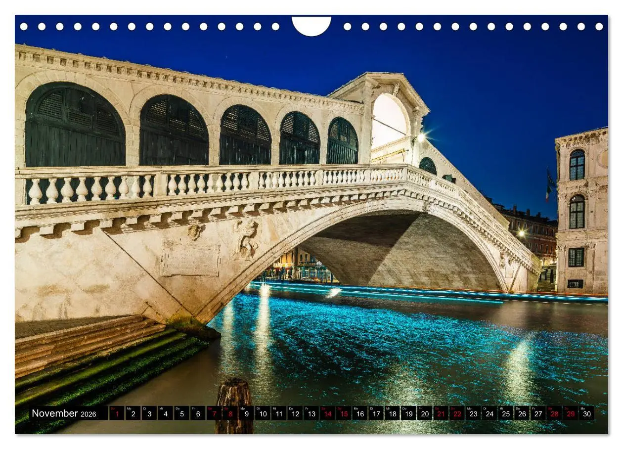 Bild: 9783457703366 | Venedig - Paläste, Brücken und Kanäle (Wandkalender 2026 DIN A4...