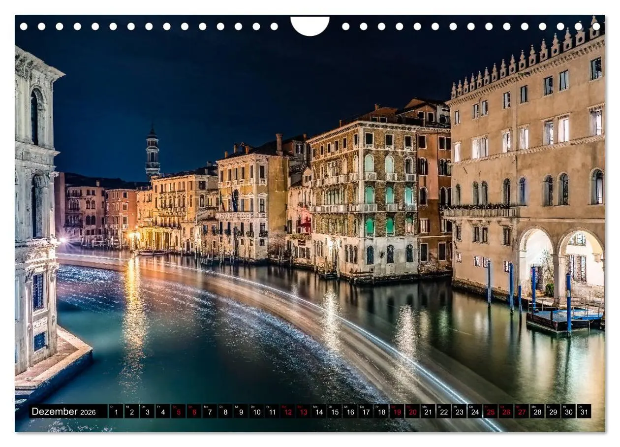 Bild: 9783457703366 | Venedig - Paläste, Brücken und Kanäle (Wandkalender 2026 DIN A4...