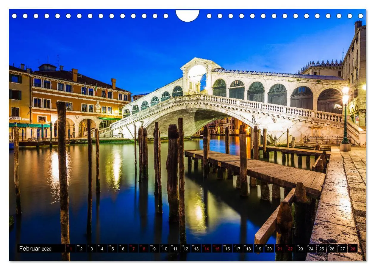 Bild: 9783457703366 | Venedig - Paläste, Brücken und Kanäle (Wandkalender 2026 DIN A4...