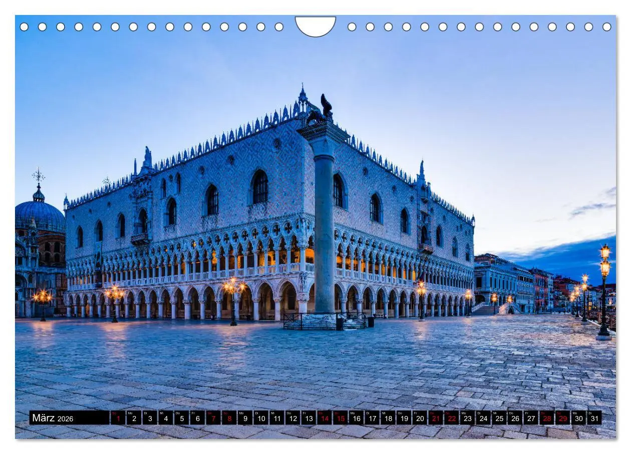 Bild: 9783457703366 | Venedig - Paläste, Brücken und Kanäle (Wandkalender 2026 DIN A4...