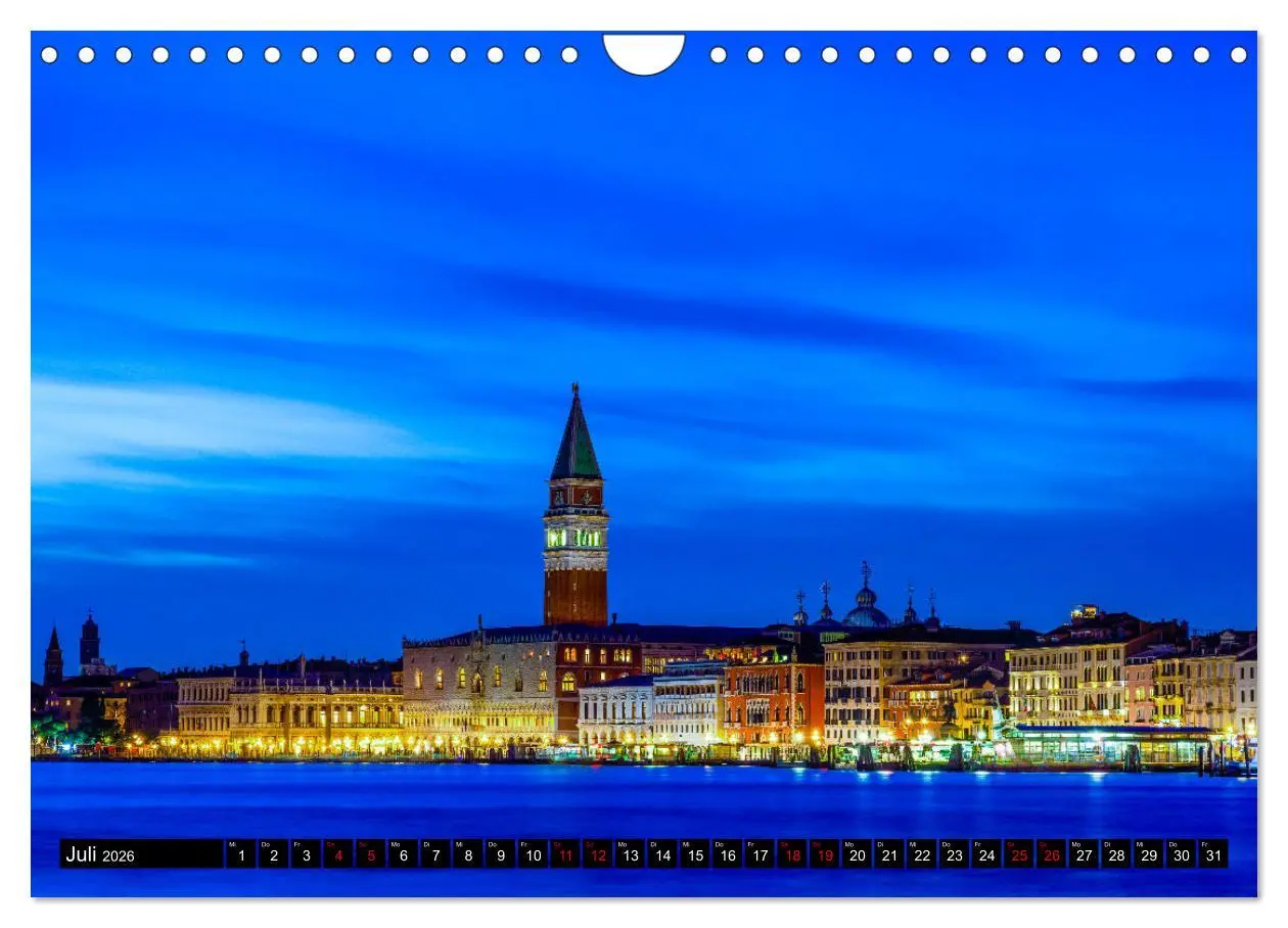 Bild: 9783457703366 | Venedig - Paläste, Brücken und Kanäle (Wandkalender 2026 DIN A4...