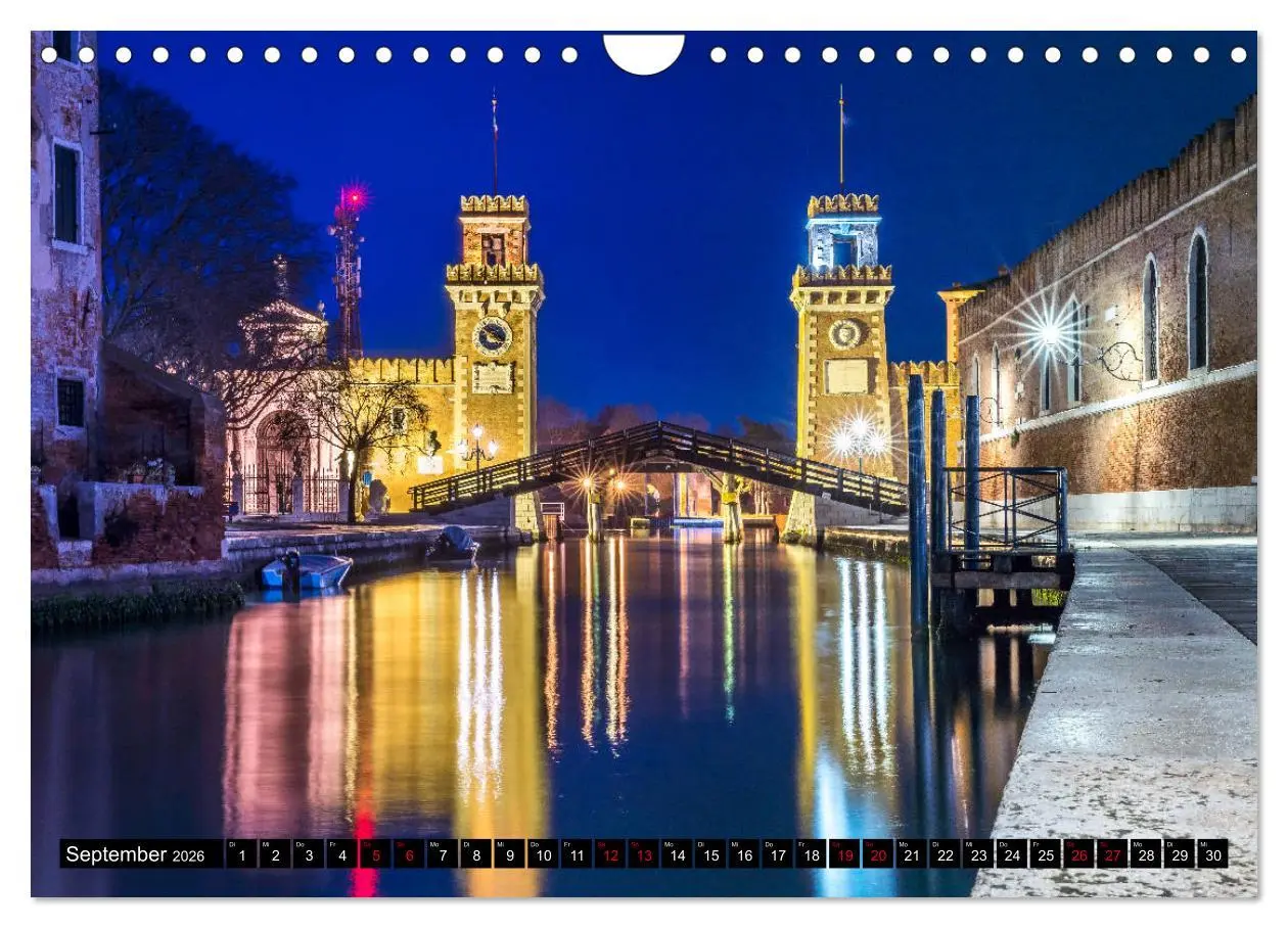 Bild: 9783457703366 | Venedig - Paläste, Brücken und Kanäle (Wandkalender 2026 DIN A4...