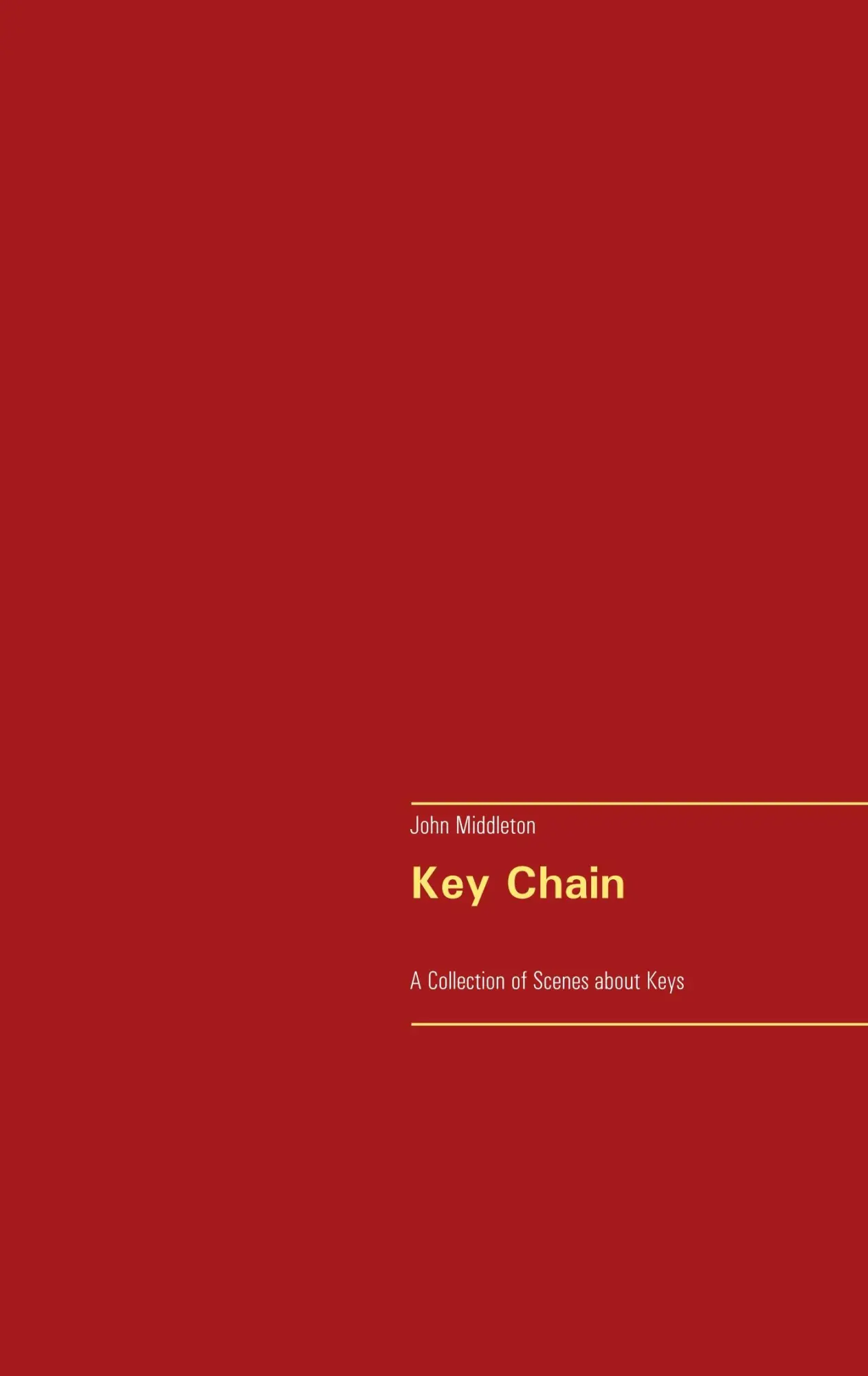 Cover: 9783750433366 | Key Chain | A Collection of Scenes about Keys | John Reed Middleton