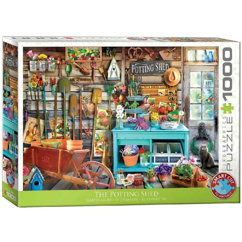 Cover: 628136653466 | Gartenlaube 1000 Teile | Spiel | In Spielebox | Deutsch | 2024
