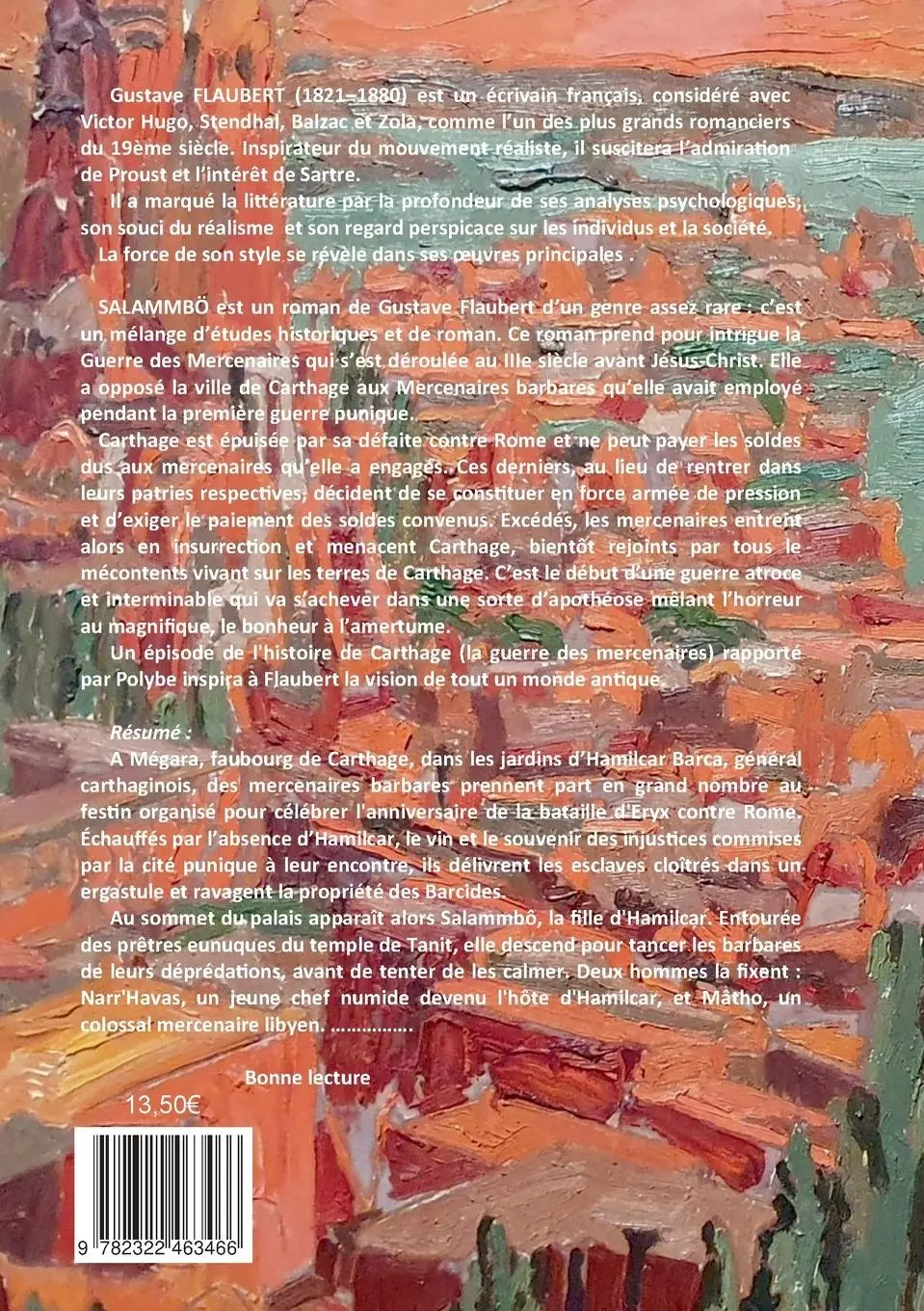 Rückseite: 9782322463466 | Salammbô | Gustave Flaubert | Taschenbuch | Kartoniert / Broschiert