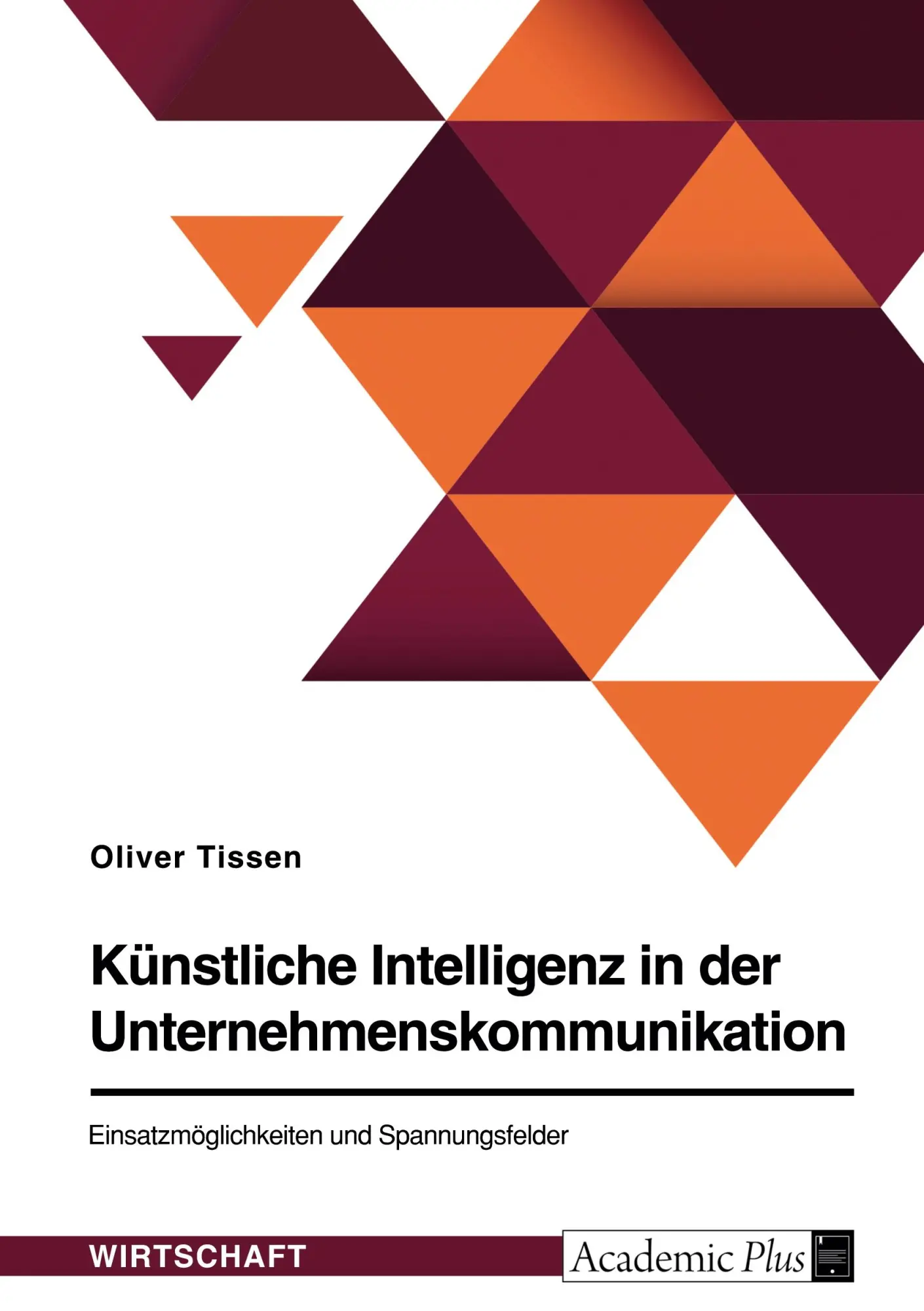 Cover: 9783346503466 | Künstliche Intelligenz in der Unternehmenskommunikation....