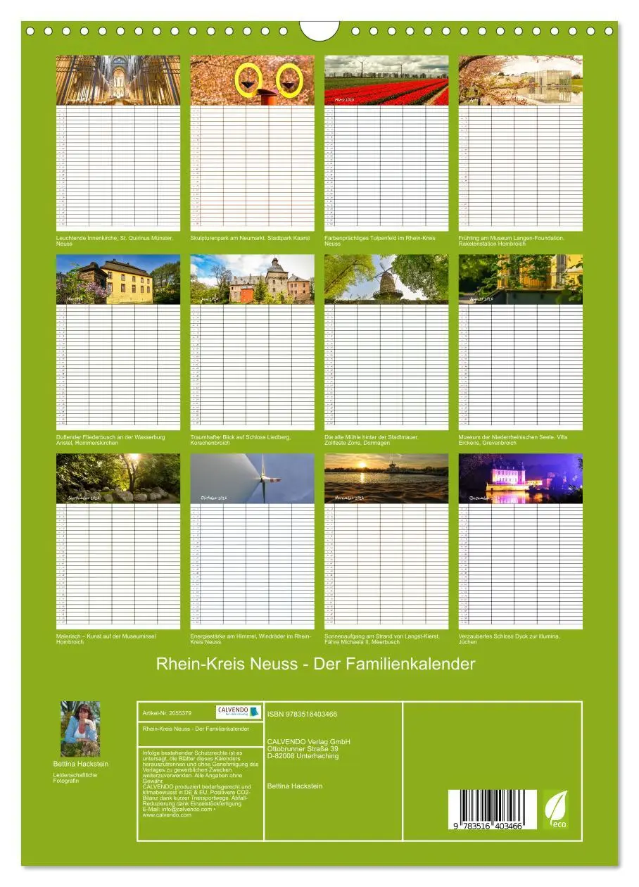 Bild: 9783516403466 | Rhein-Kreis Neuss - Der Familienkalender (Wandkalender 2026 DIN A3...