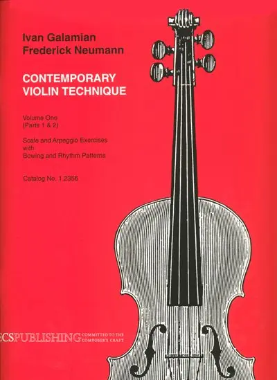 Cover: 600313123566 | The Galamian Contemporary Violin Technique, Vol. 1 | Ivan Galamian
