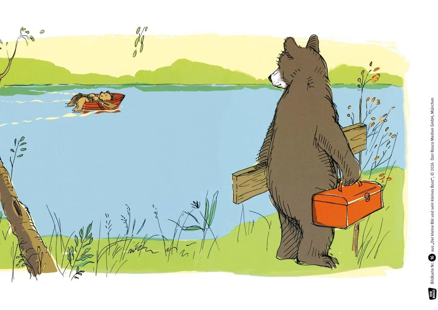Bild: 4260694923566 | Der kleine Bär und sein kleines Boot. Kamishibai Bildkartenset | Box