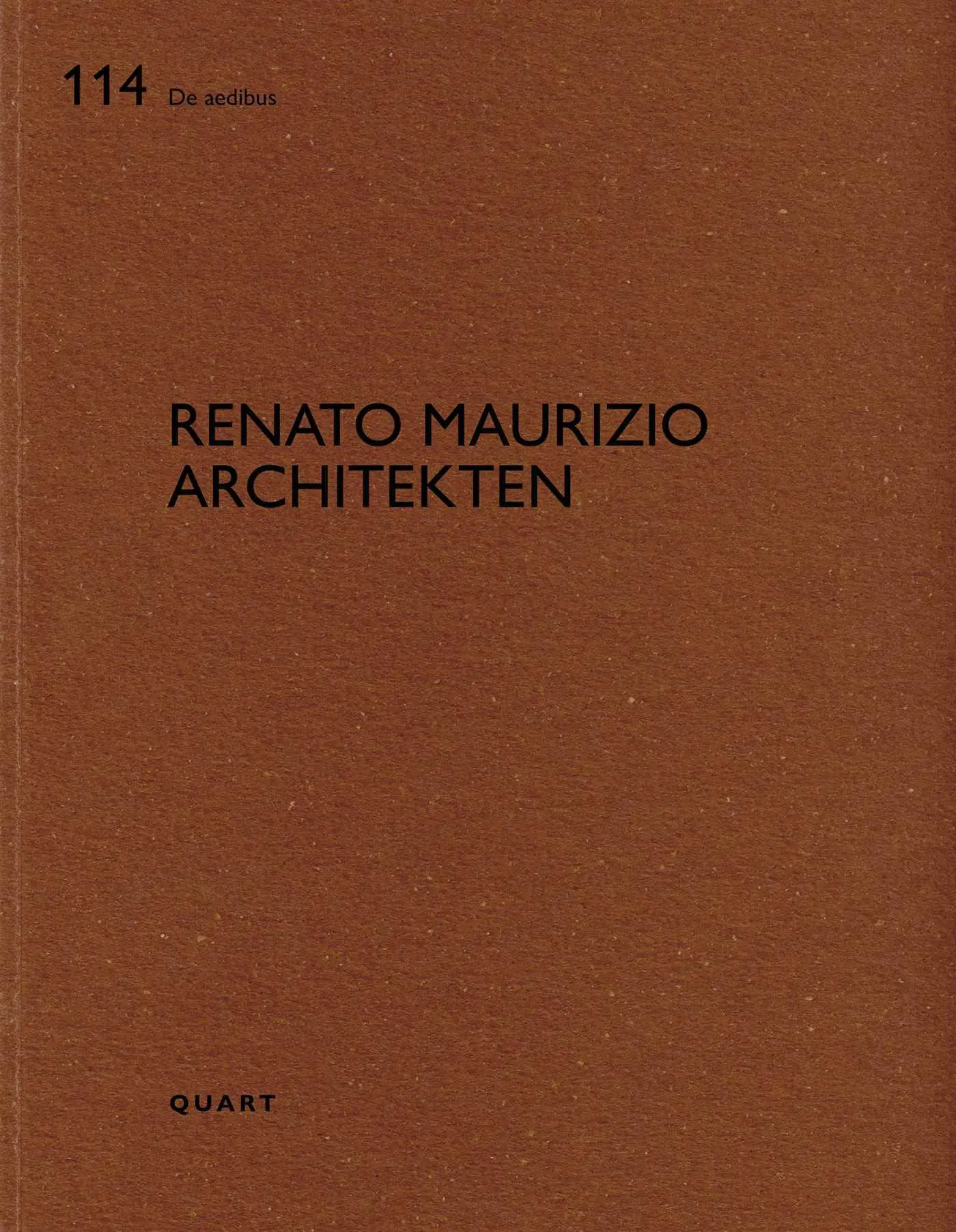 Cover: 9783037613566 | Renato Maurizio Architekten | Heinz Wirz | Taschenbuch | De aedibus