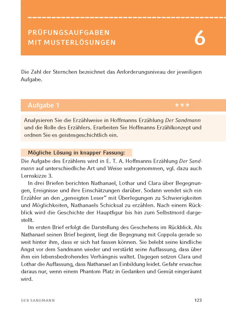 Bild: 9783129303566 | Der Sandmann von E.T.A. Hoffmann | Textanalyse und Interpretation