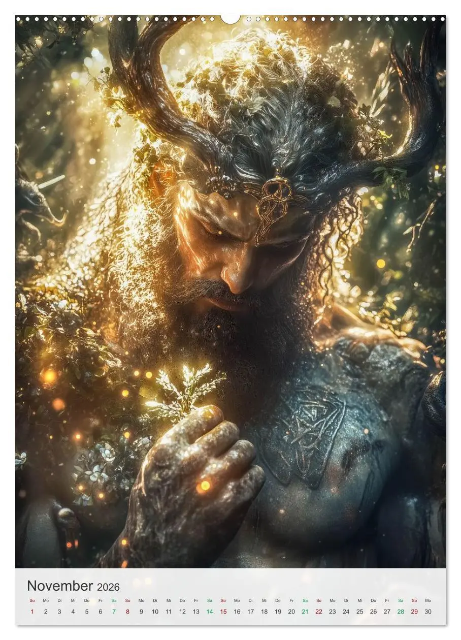 Bild: 9783457303566 | Nordische Mythologie (hochwertiger Premium Wandkalender 2026 DIN A2...