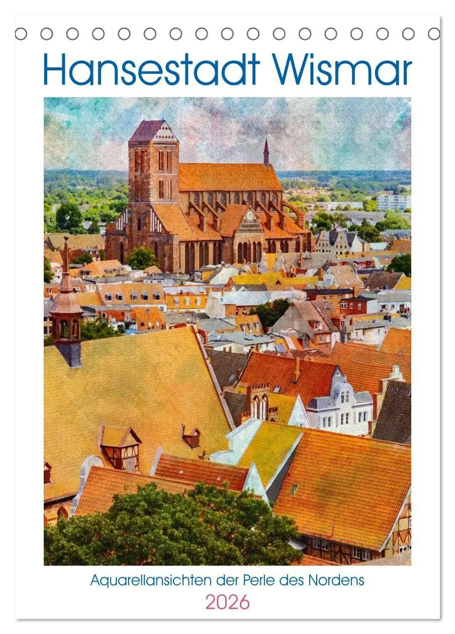 Cover: 9783516703566 | Hansestadt Wismar - Aquarellansichten der Perle des Nordens...