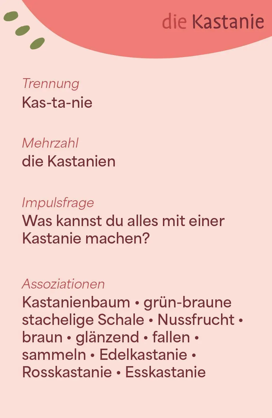 Bild: 9783960463566 | Wortschatzkärtchen: Herbst | Esther Zulauf | Taschenbuch | 32 S.