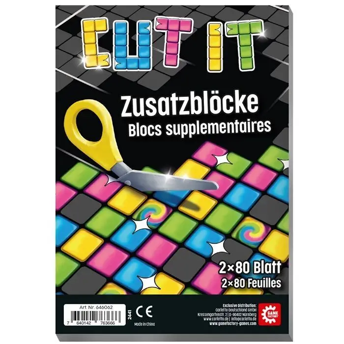 Cover: 7640142763666 | Cut it Zusatzblöcke | Herausgegeben von GAME FACTORY | Spiel | 646062