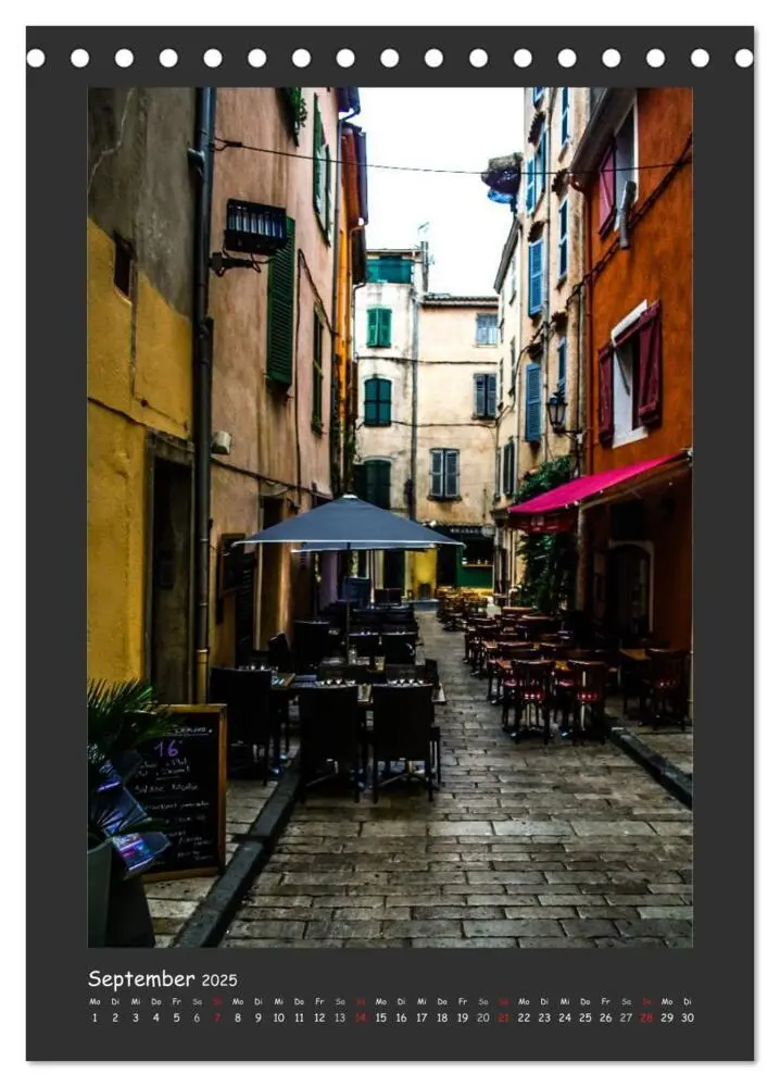 Bild: 9783457083666 | Saint Tropez (Tischkalender 2025 DIN A5 hoch), CALVENDO Monatskalender