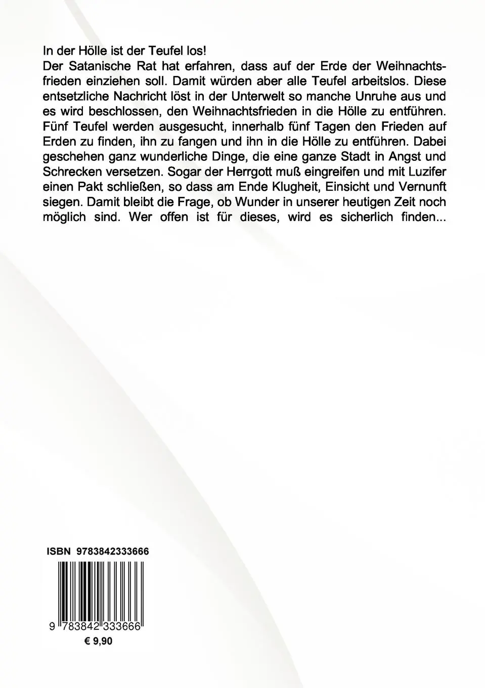 Rückseite: 9783842333666 | Der gestohlene Weihnachtsfrieden | Herbert Langer | Taschenbuch | 2010