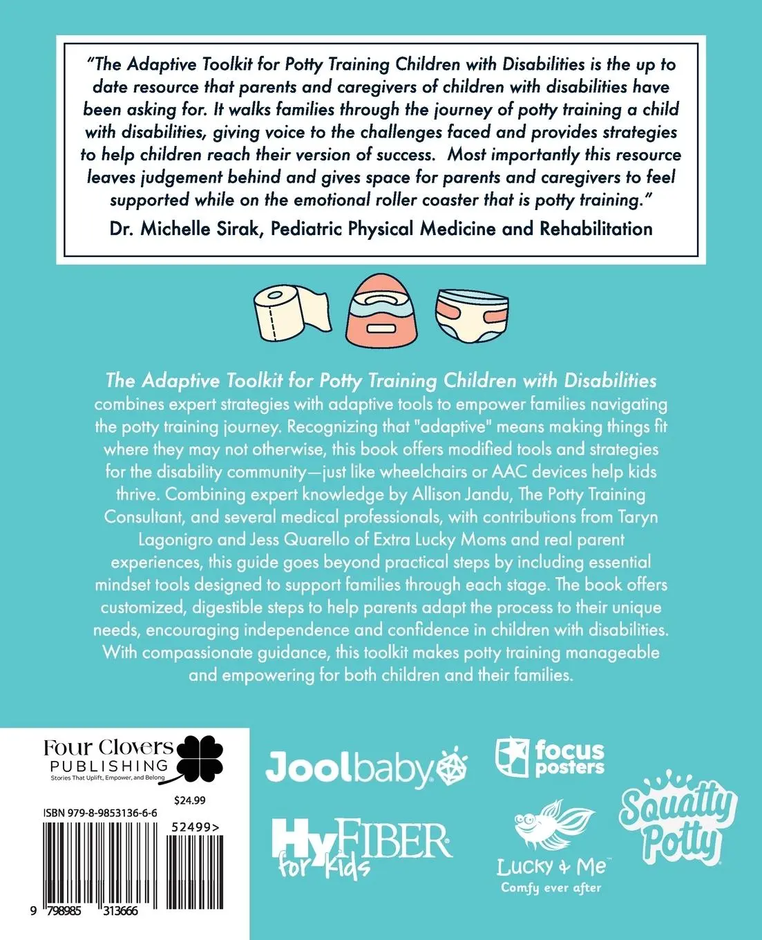 Rückseite: 9798985313666 | The Adaptive Toolkit for Potty Training Children with Disabilities