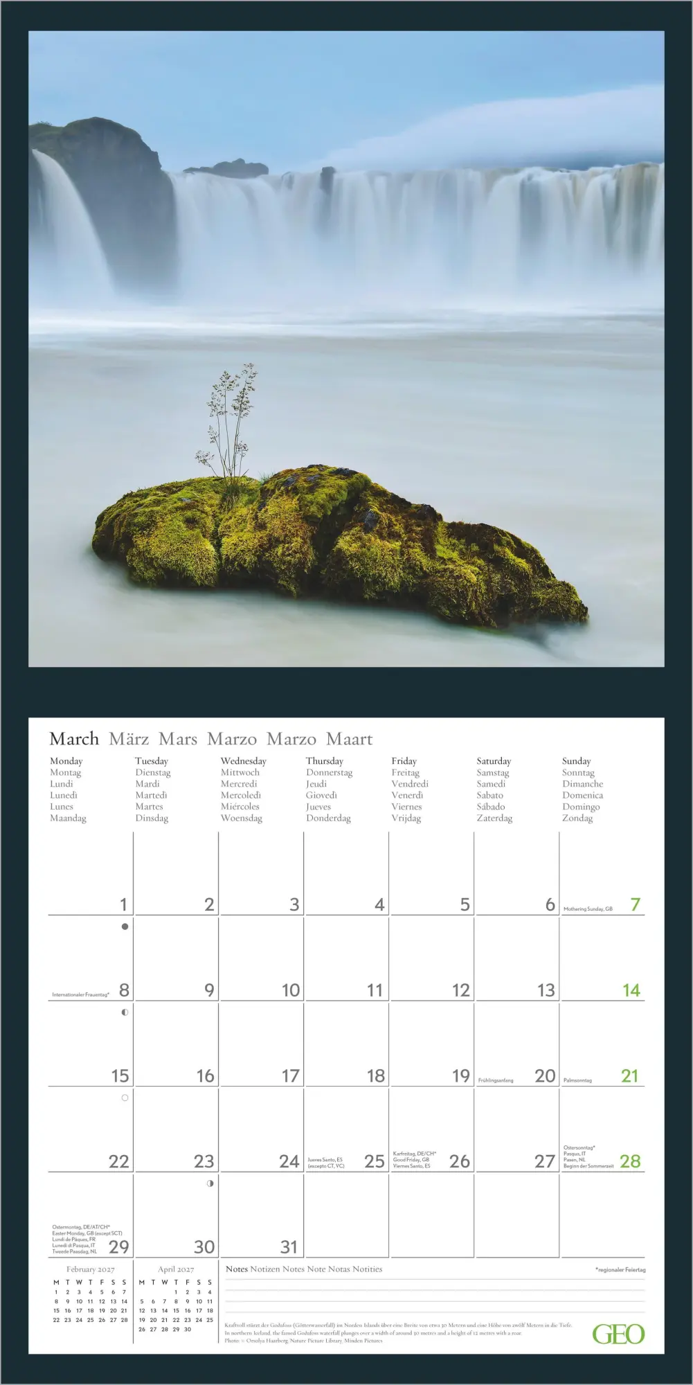 Bild: 4069095013766 | GEO Beautiful World 2027 | Neumann Verlage GmbH &amp; Co KG | Kalender