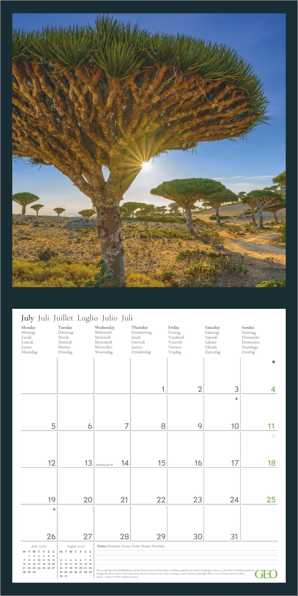 Bild: 4069095013766 | GEO Beautiful World 2027 | Neumann Verlage GmbH &amp; Co KG | Kalender