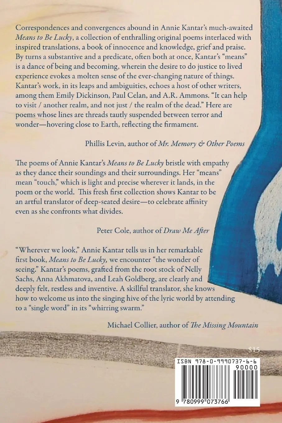 Rückseite: 9780999073766 | Means to Be Lucky | Annie Kantar | Taschenbuch | Englisch | 2023