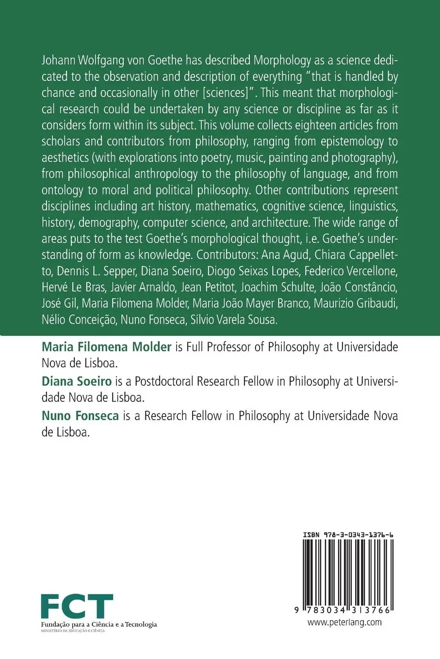 Rückseite: 9783034313766 | Morphology | Questions on Method and Language | Molder (u. a.) | Buch