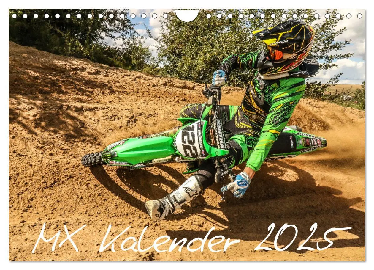 Cover: 9783435433766 | MX Racing 2025 (Wandkalender 2025 DIN A4 quer), CALVENDO...