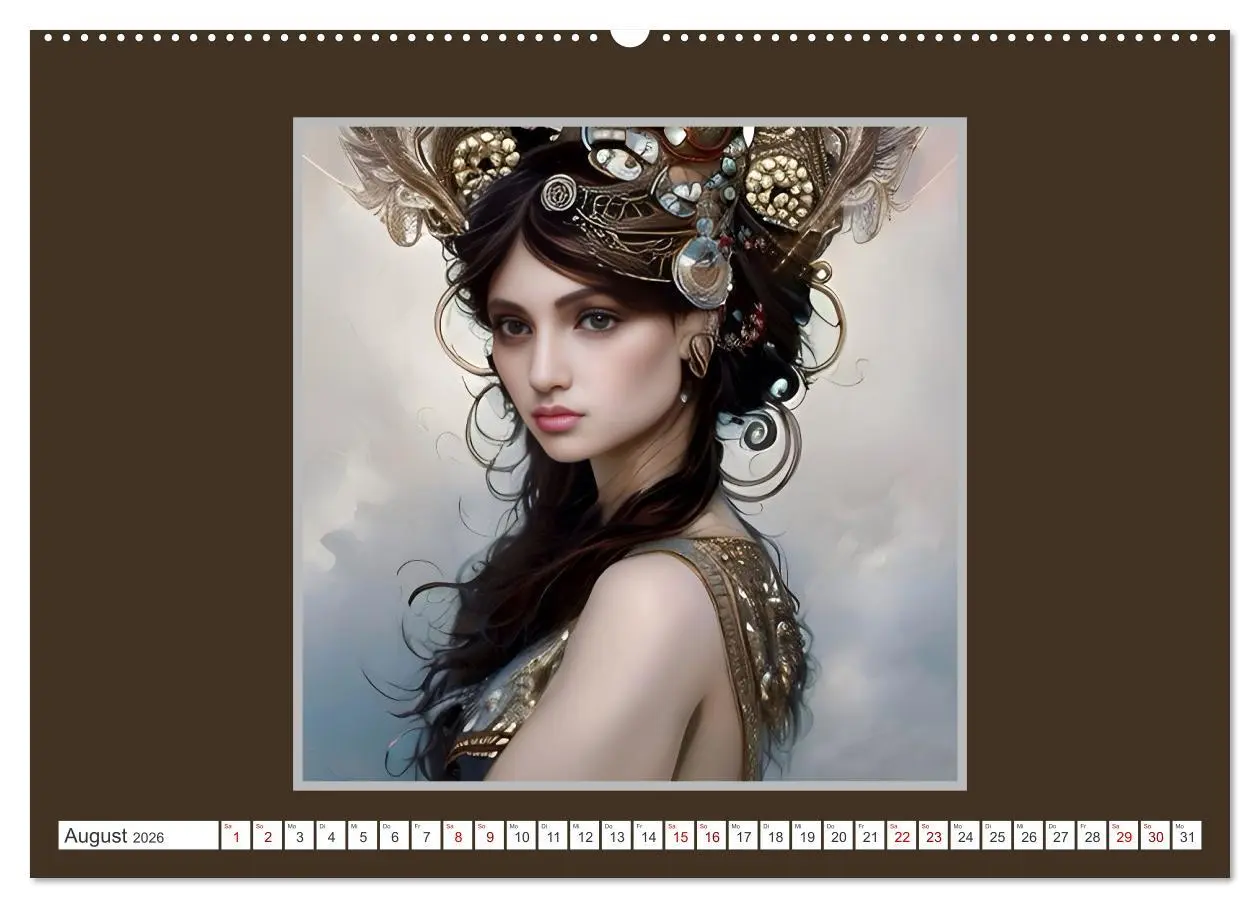 Bild: 9783457523766 | Kopfschmuck - extravagant und voller Fantasie (Wandkalender 2026...