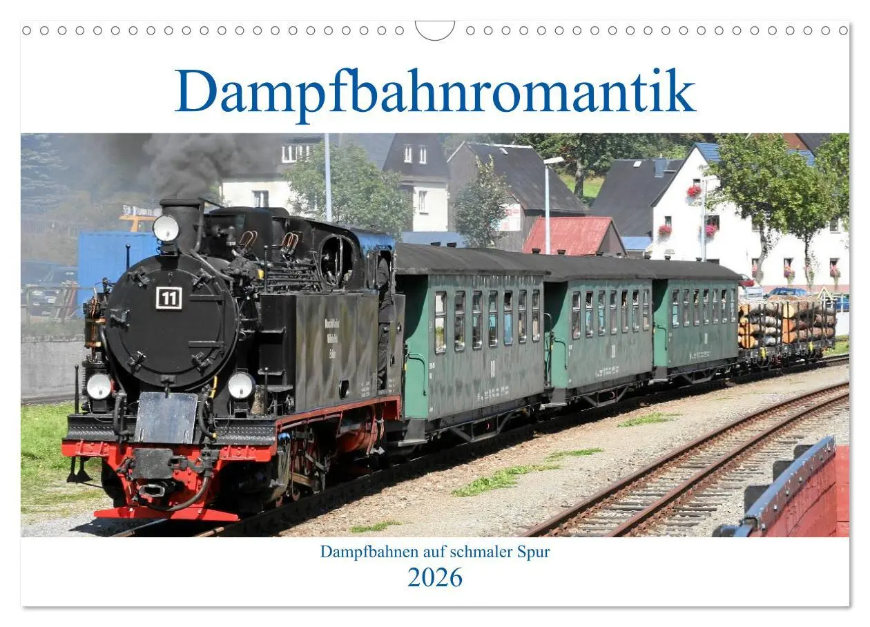 Cover: 9783457903766 | Dampfbahnromantik - Dampfbahnen auf schmaler Spur (Wandkalender...