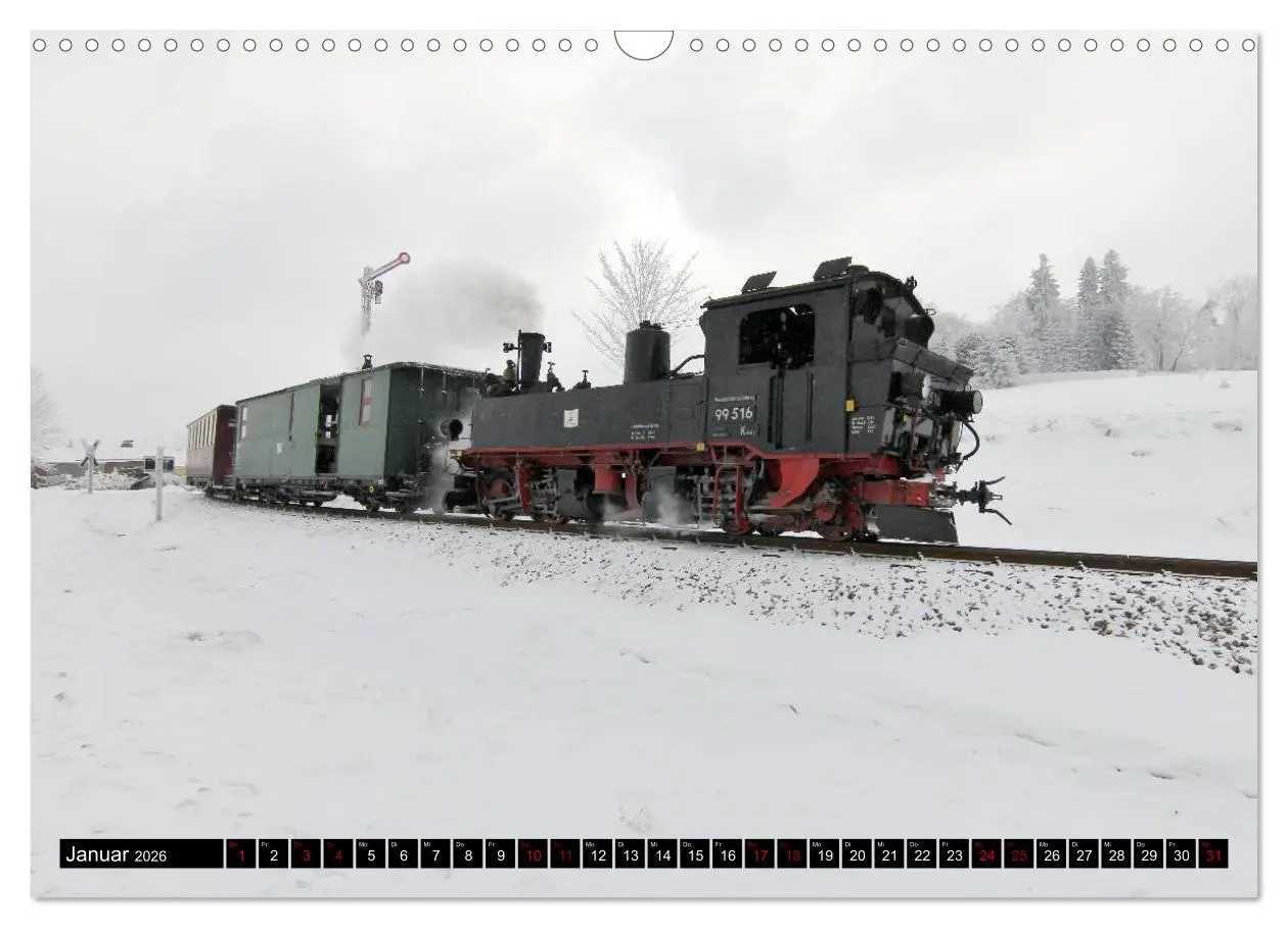 Bild: 9783457903766 | Dampfbahnromantik - Dampfbahnen auf schmaler Spur (Wandkalender...