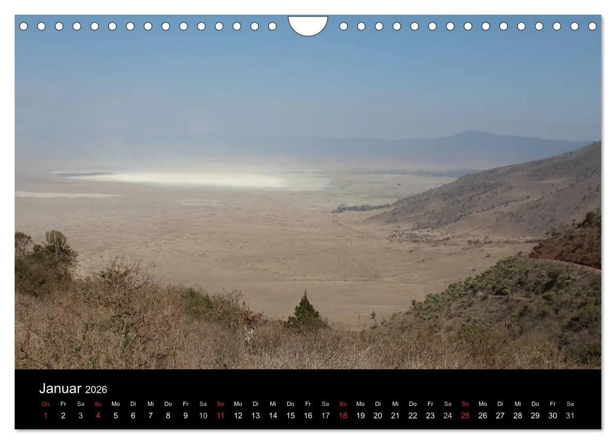 Bild: 9783516163766 | Tansania (Wandkalender 2026 DIN A4 quer), CALVENDO Monatskalender