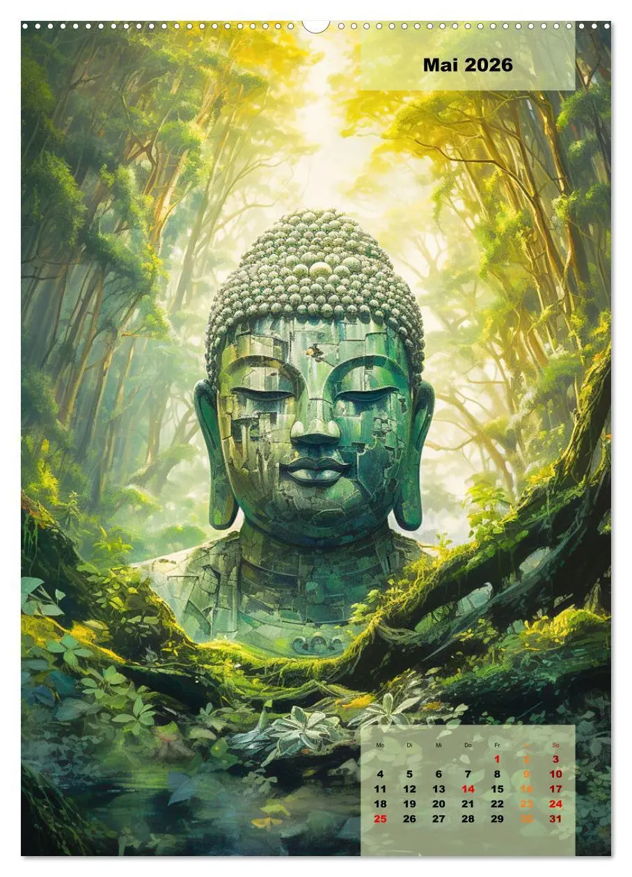 Bild: 9783516303766 | Jade Buddha - Finde die innere Mitte (hochwertiger Premium...