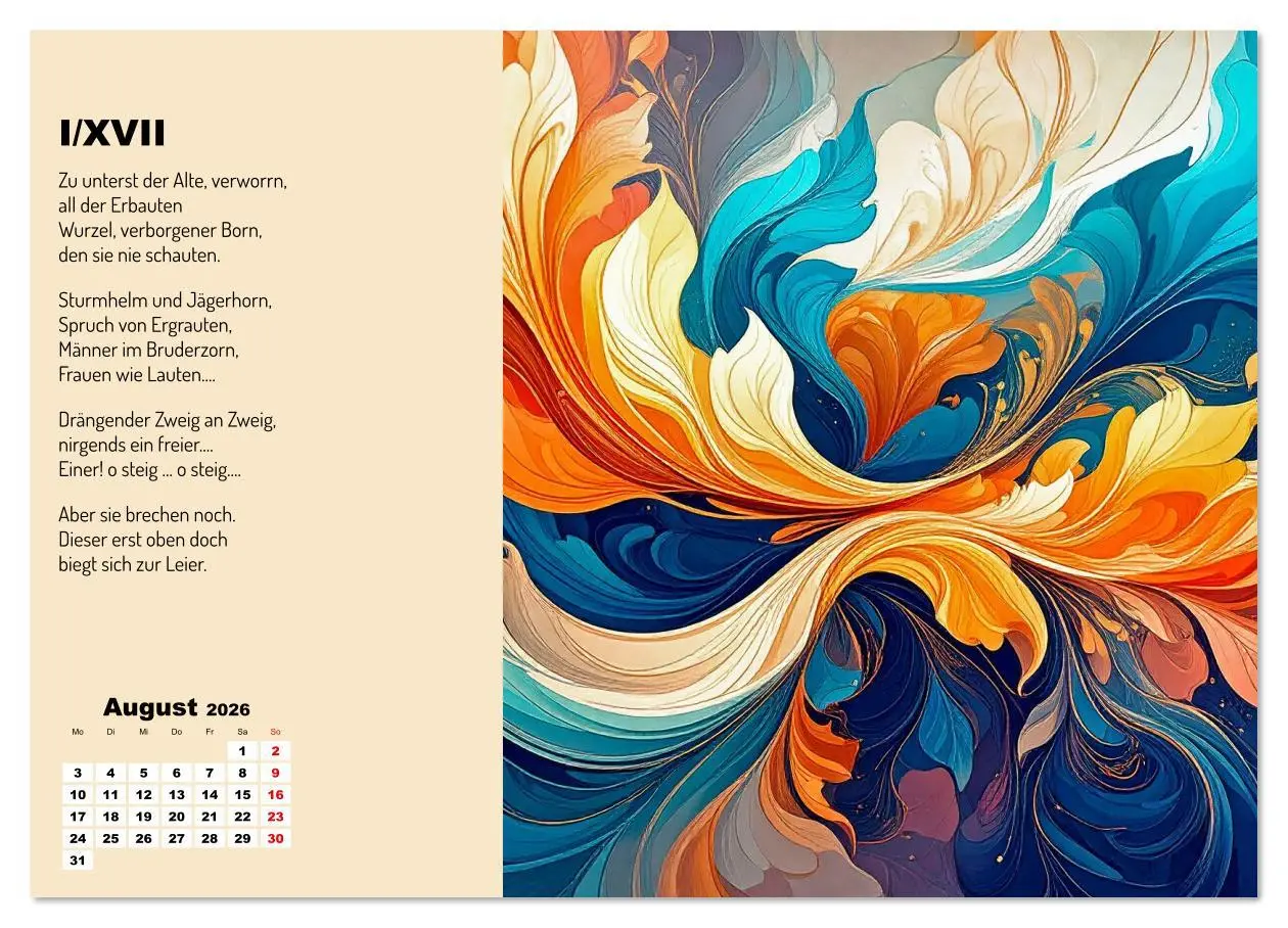 Bild: 9783516613766 | Orpheus' Leier (Wandkalender 2026 DIN A4 quer), CALVENDO...