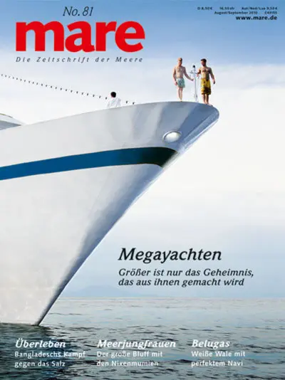 Cover: 9783936543766 | mare - die Zeitschrift der Meere / No. 81 / Megayachten | Gelpke