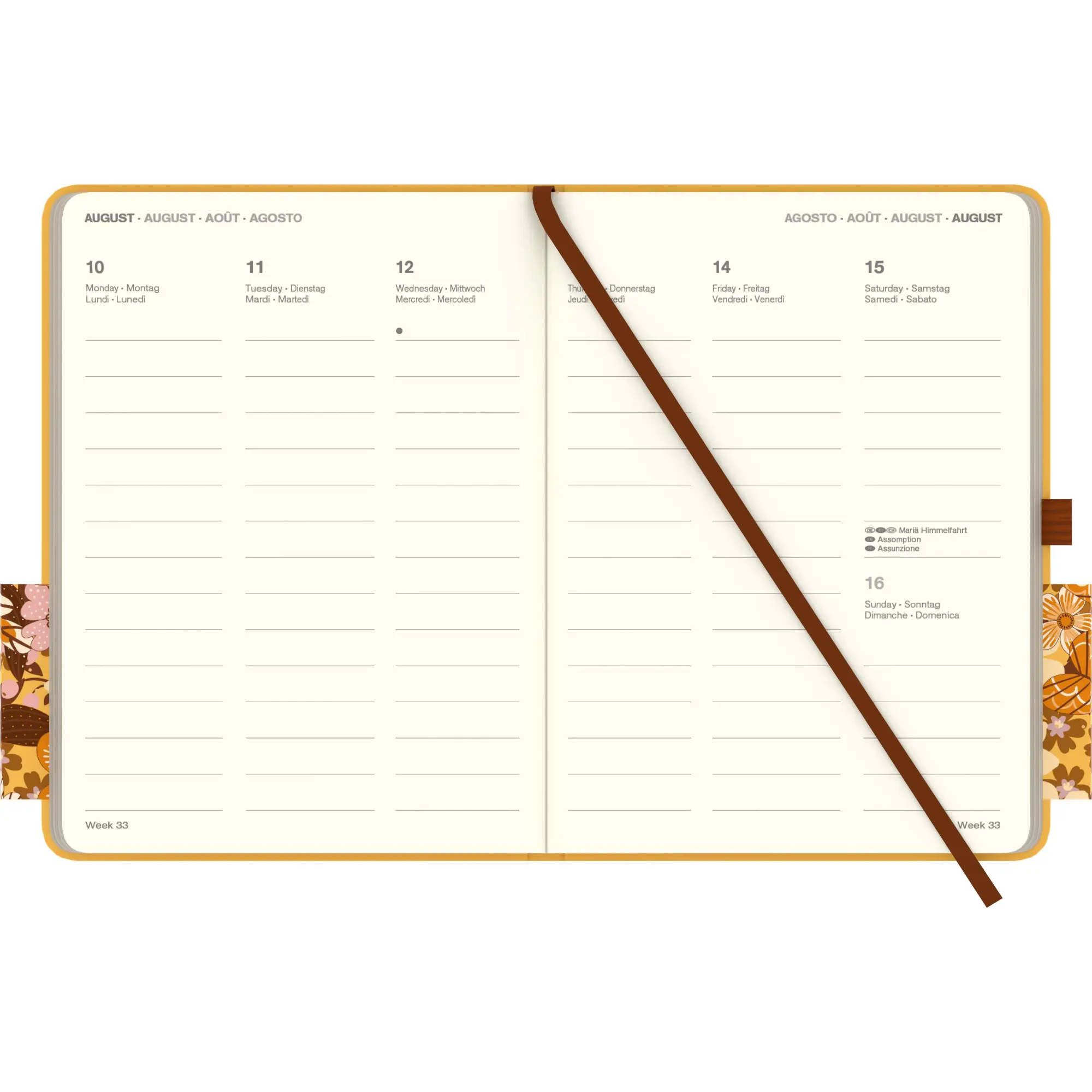 Bild: 4069095003866 | Ray Flower 2026 - Diary - Buchkalender - Taschenkalender - 16x22