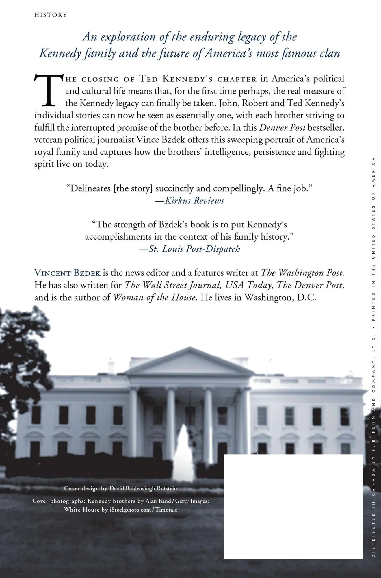 Rückseite: 9780230623866 | KENNEDY LEGACY | Vincent Bzdek | Taschenbuch | Kartoniert / Broschiert