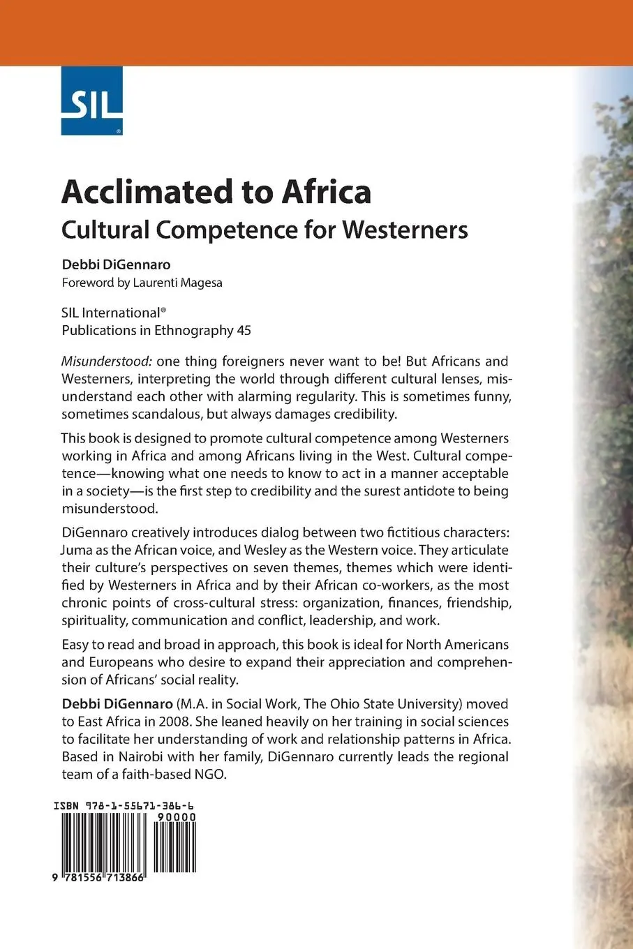 Rückseite: 9781556713866 | Acclimated to Africa | Cultural Competence for Westerners | Digennaro