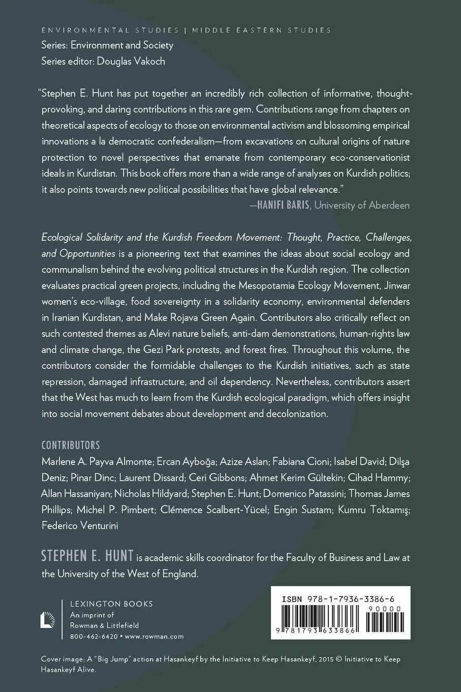 Rückseite: 9781793633866 | Ecological Solidarity and the Kurdish Freedom Movement | Hunt | Buch