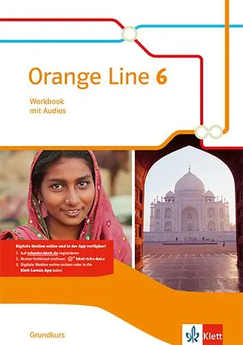 Cover: 9783125483866 | Orange Line 6 Grundkurs. Workbook mit Audios Klasse 10 | Frank Haß