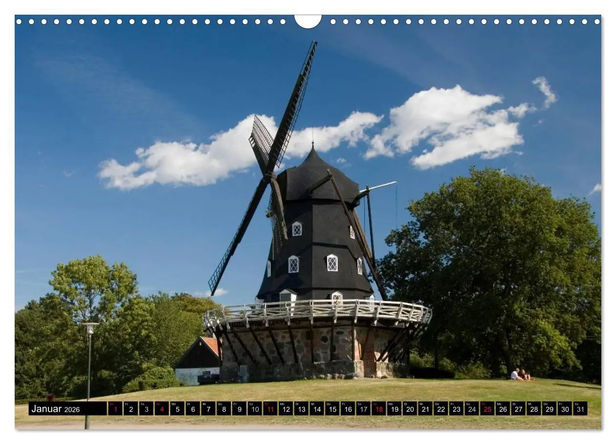 Bild: 9783516223866 | Windmühlen in Europa (Wandkalender 2026 DIN A3 quer), CALVENDO...