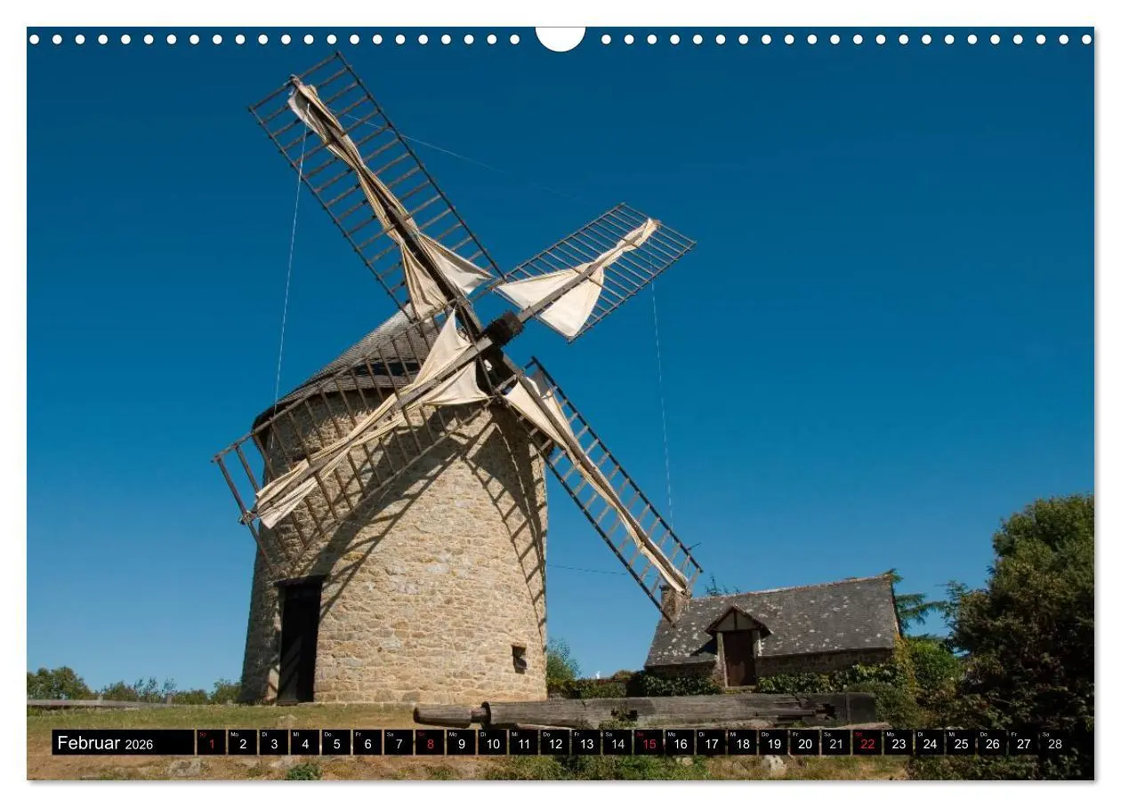 Bild: 9783516223866 | Windmühlen in Europa (Wandkalender 2026 DIN A3 quer), CALVENDO...