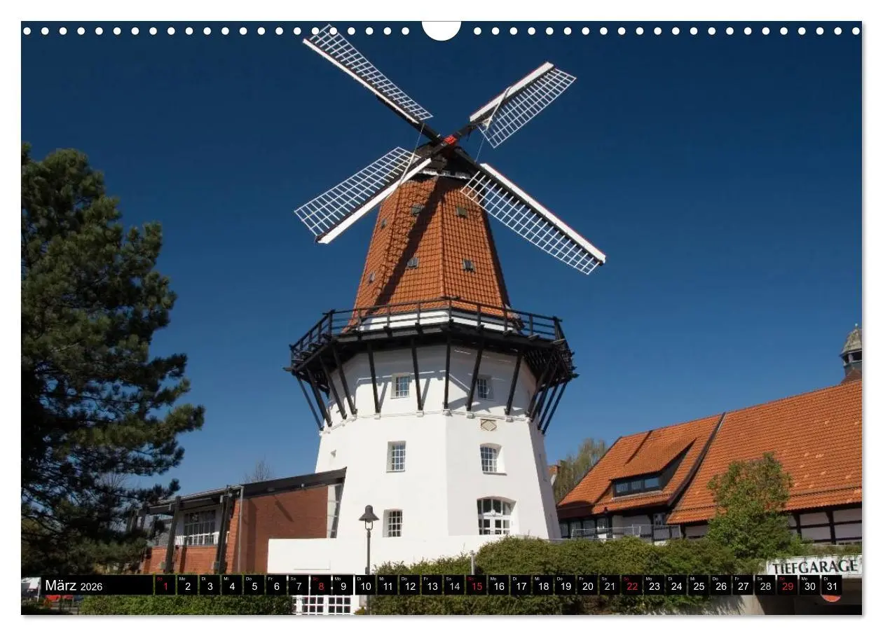 Bild: 9783516223866 | Windmühlen in Europa (Wandkalender 2026 DIN A3 quer), CALVENDO...