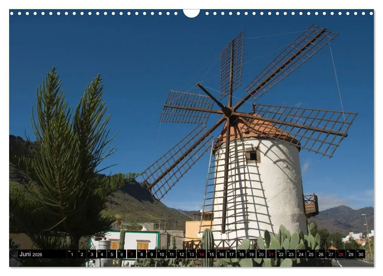 Bild: 9783516223866 | Windmühlen in Europa (Wandkalender 2026 DIN A3 quer), CALVENDO...