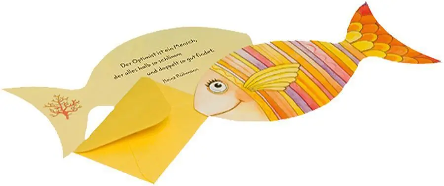 Bild: 9783629013866 | Der Wunschfisch - Gute Wünsche-Karten | In Geschenk-Box | 20 S. | 2007