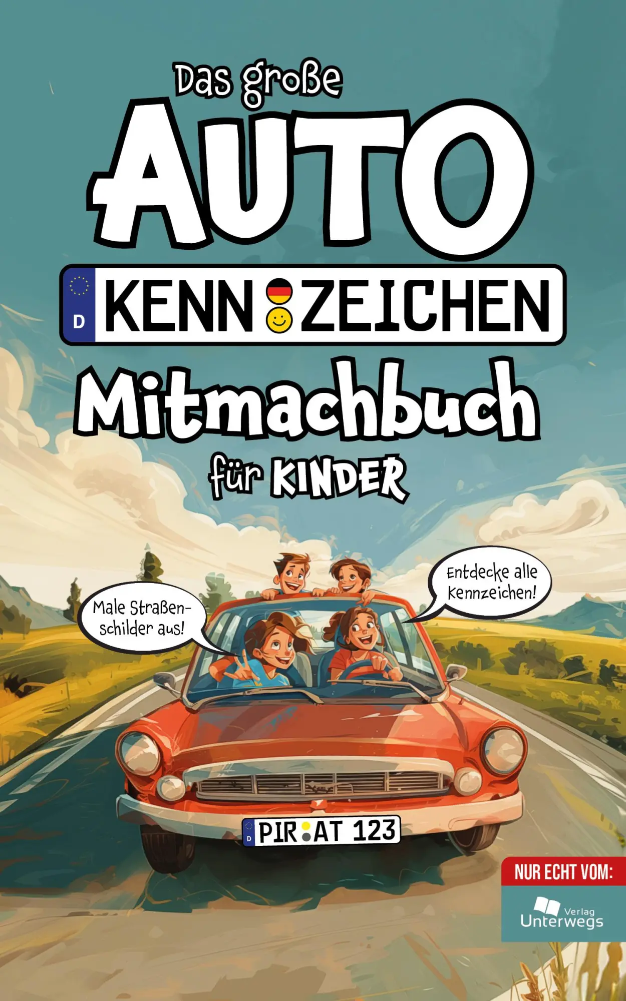 Cover: 9783861123866 | Das große Autokennzeichen Mitmachbuch für Kinder | Colucci (u. a.)