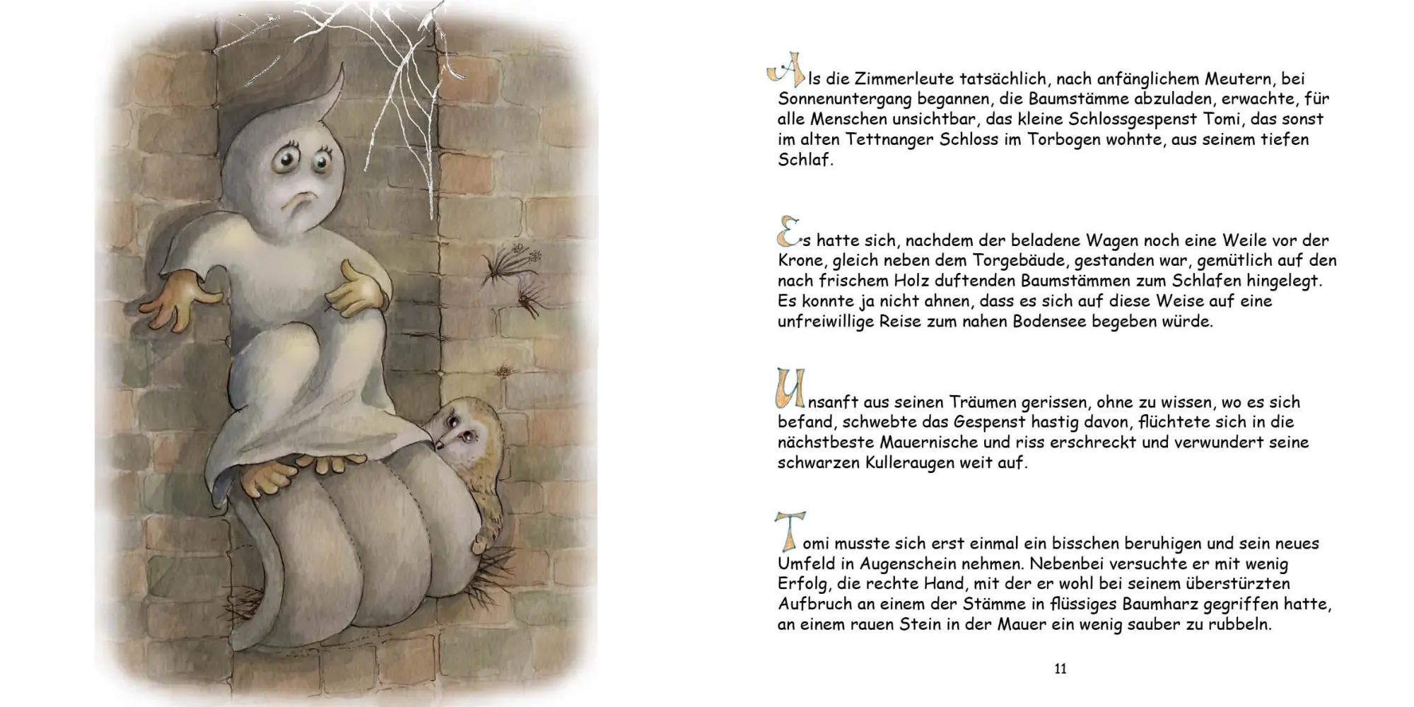 Bild: 9783960743866 | Tomi, das kleine Schlossgespenst | Wie Wasserburg zur Halbinsel wurde