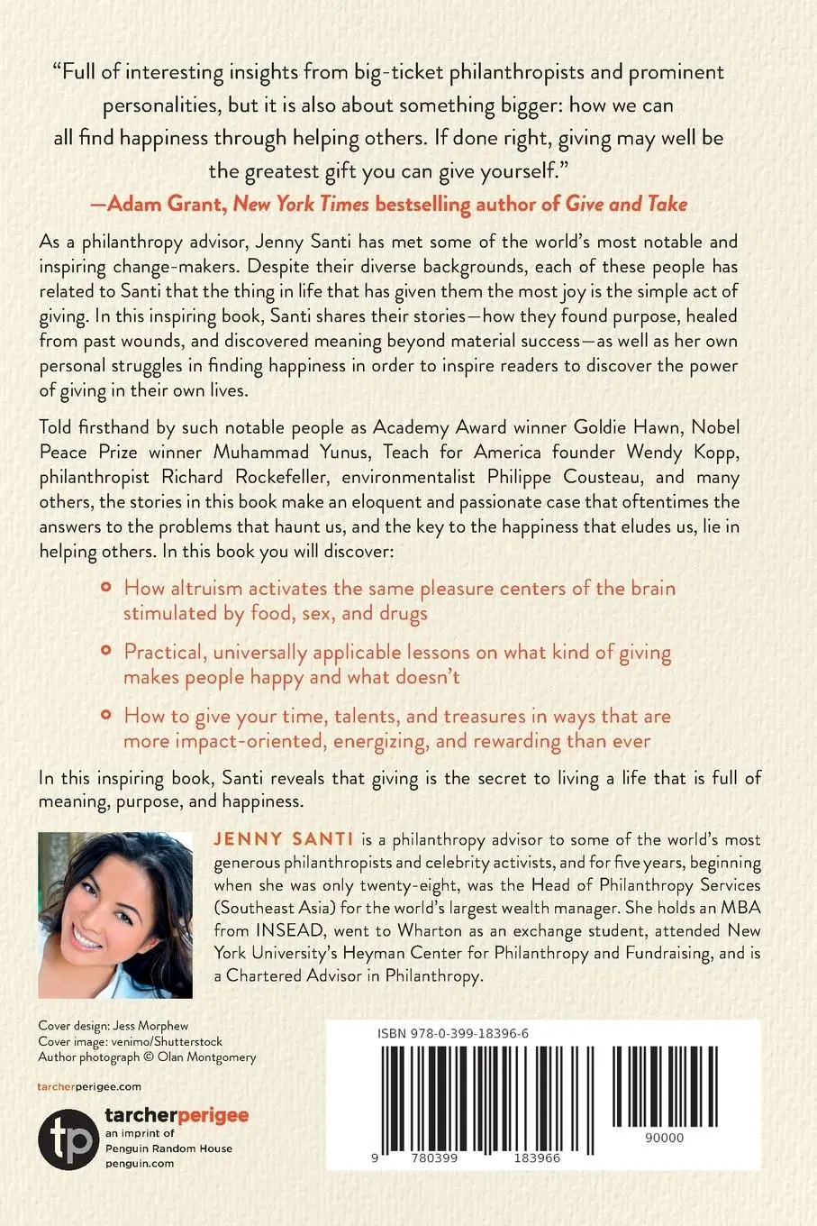 Rückseite: 9780399183966 | The Giving Way to Happiness | Jenny Santi | Taschenbuch | Englisch