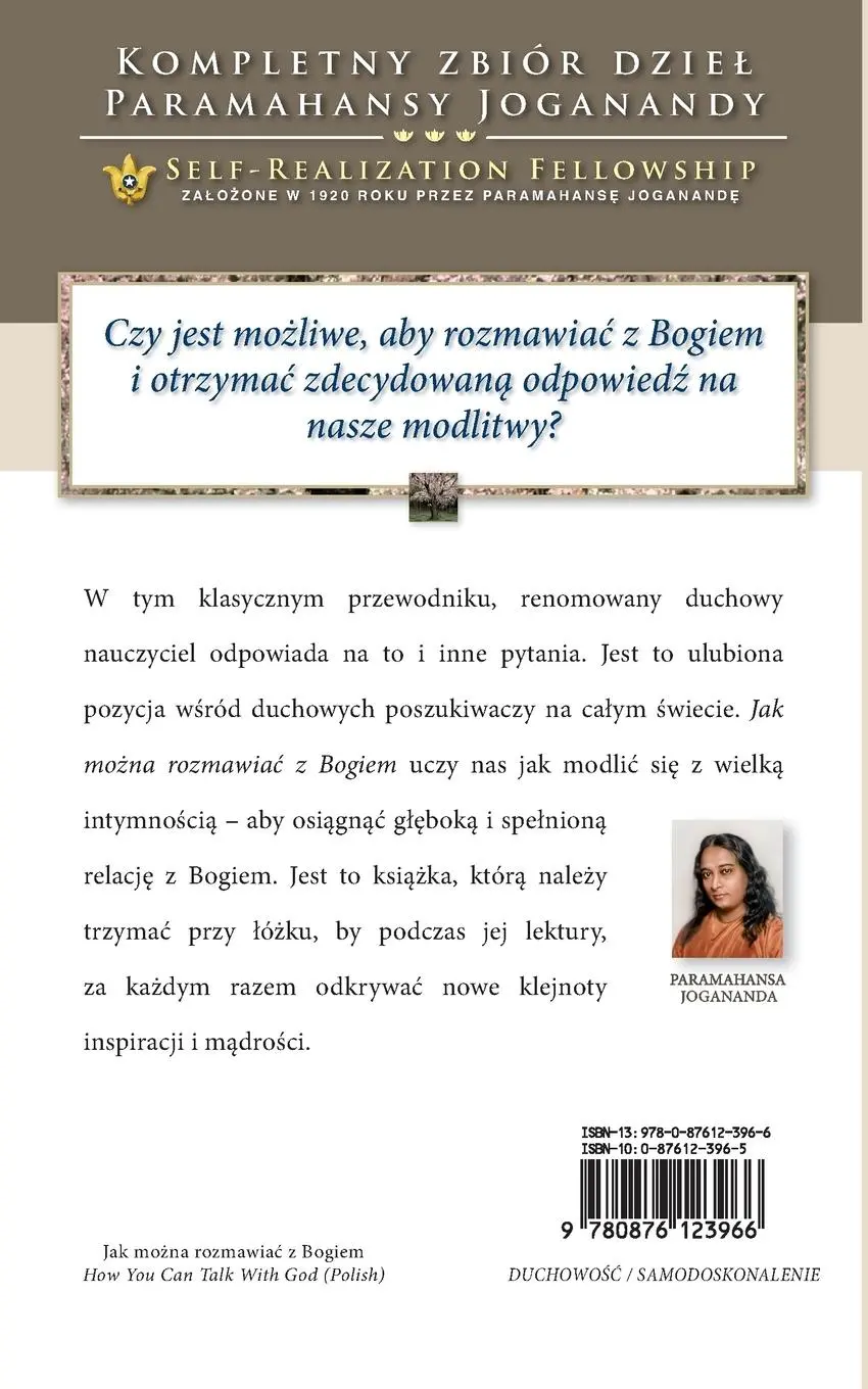 Rückseite: 9780876123966 | Jak Mozna Rozmawiac Z Bogiem (How You Can Talk with God Polish) | Buch